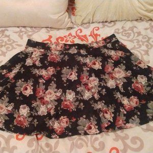 Rue21 Floral Mini Skirt